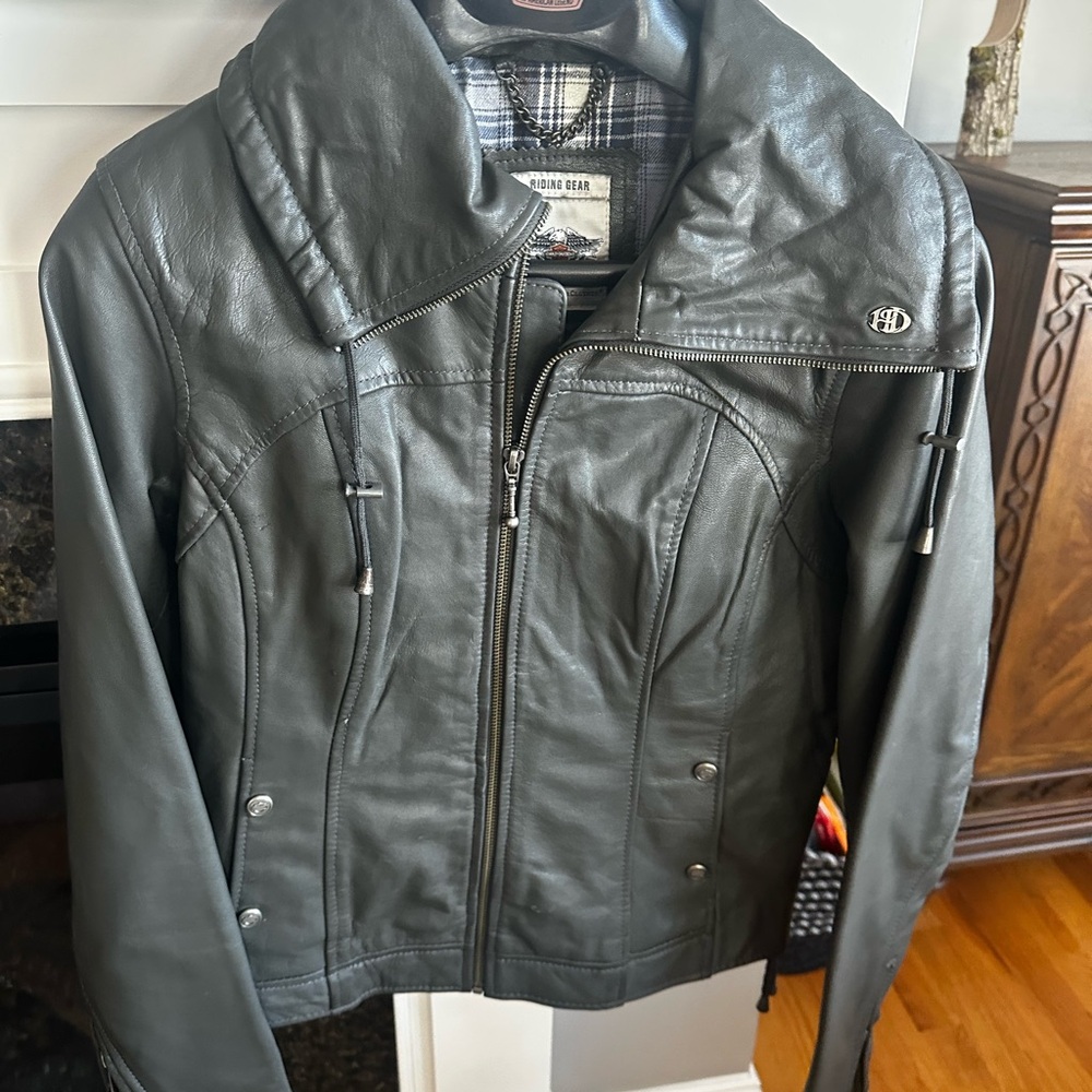 Harley-Davidson Dark Gray Leather Jacket